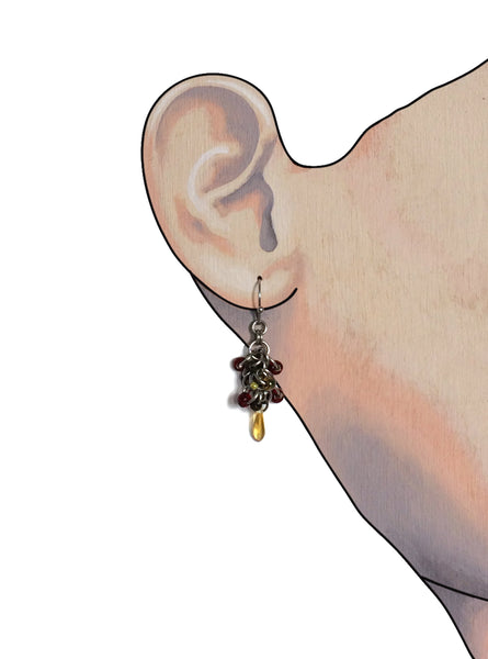 Beaded Clusters Earrings