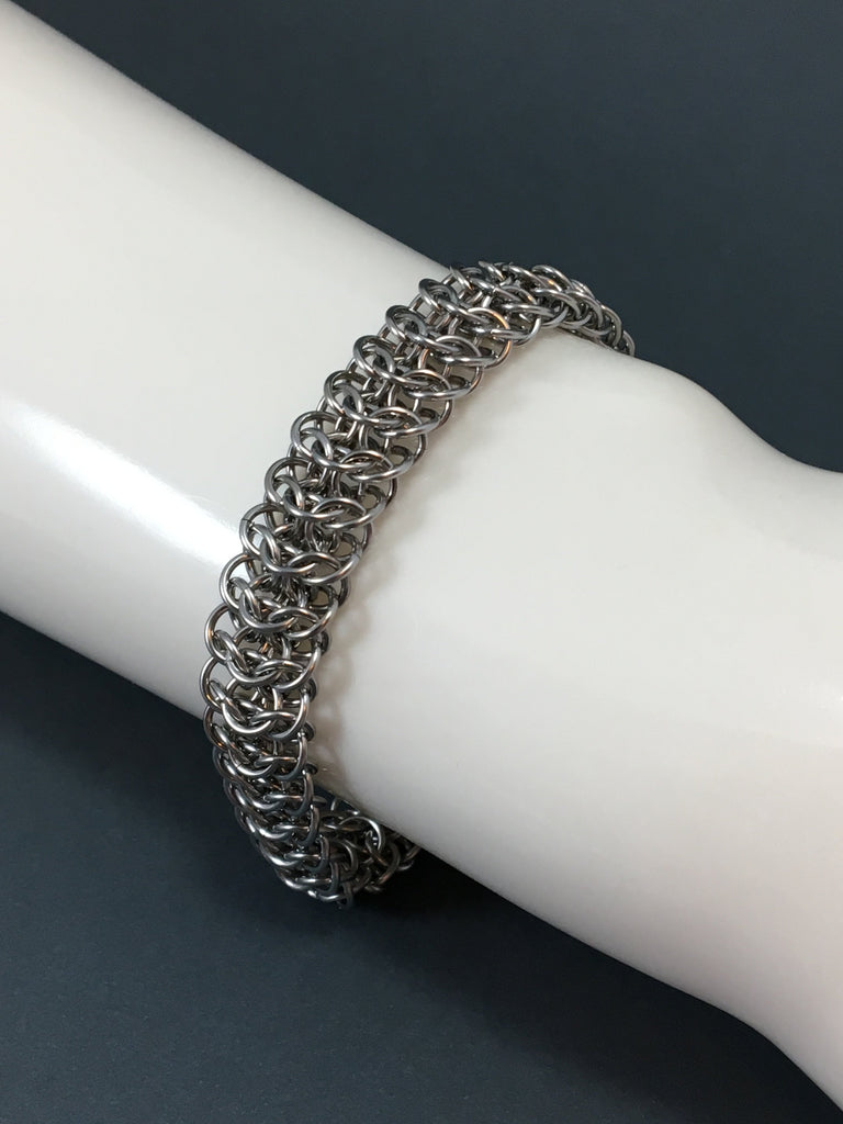 Stainless Steel Interwoven Bracelet
