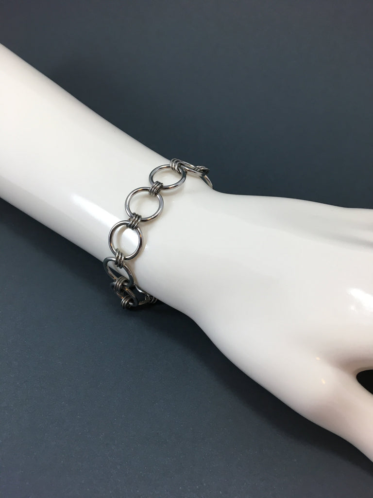 Large Link Stainless Steel Bracelet