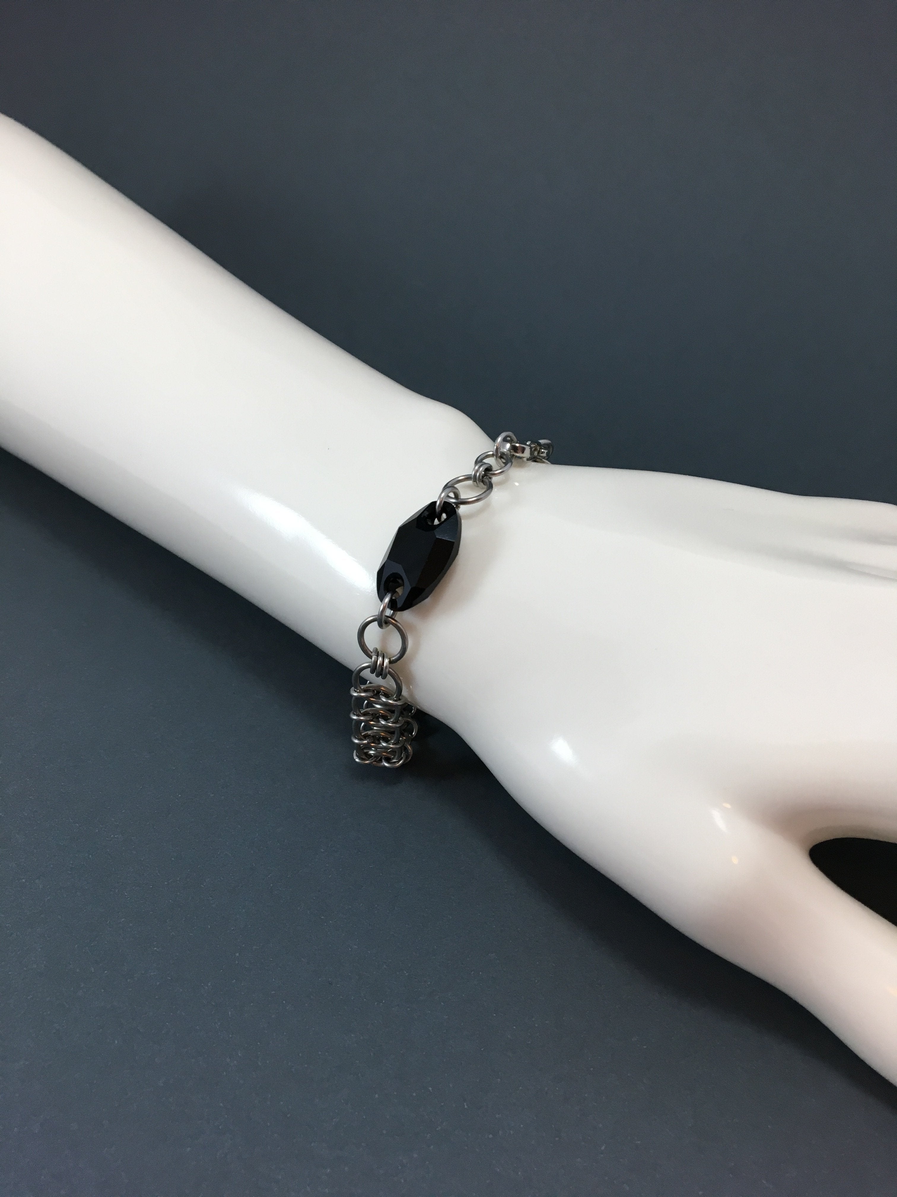 Swarovski Crystal Linked Chain Bracelet with Swarovski Crystal and Cubic  Zirconia Gemini Designer Jewellery Necklaces, Earrings, Bracelets and  Hairpieces